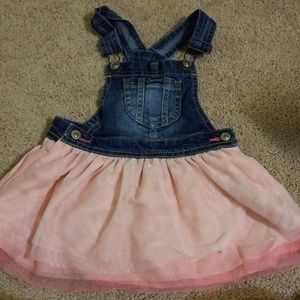 Jordache overall tutu dress sz. 3t